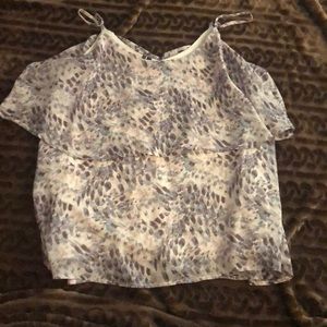 Flouncy Purple Cheetah Print Tank